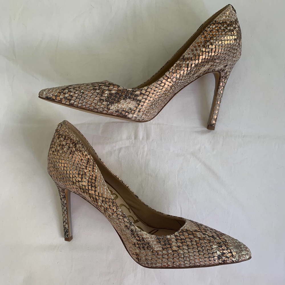 Sam Edelman Hazel Pump Rose Gold Size 6 - Picture 8 of 11